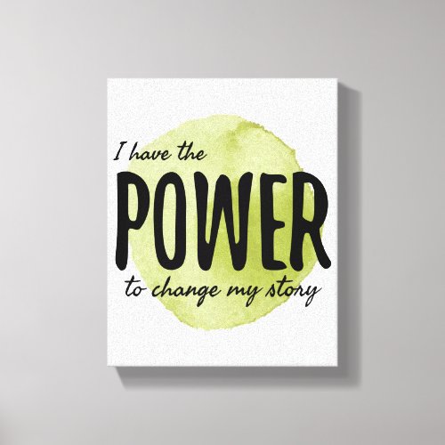 motivational sayings for work and success canvas print