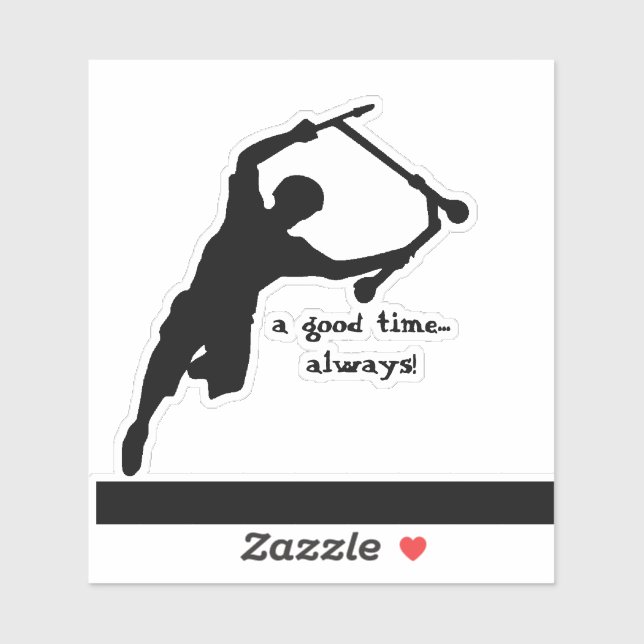 Motivational Scooter Quote Good Time Always Sticker (Sheet)