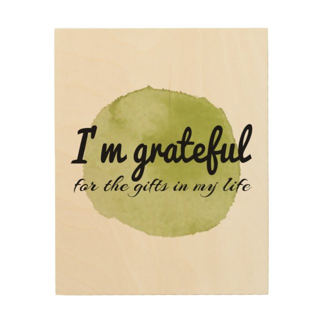 motivational self acceptance quotes wood wall art (Front)