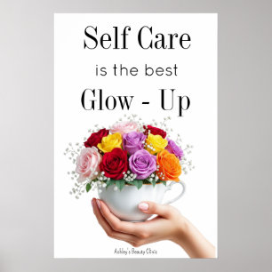 Motivational Self Care Quote Mental Health  Poster