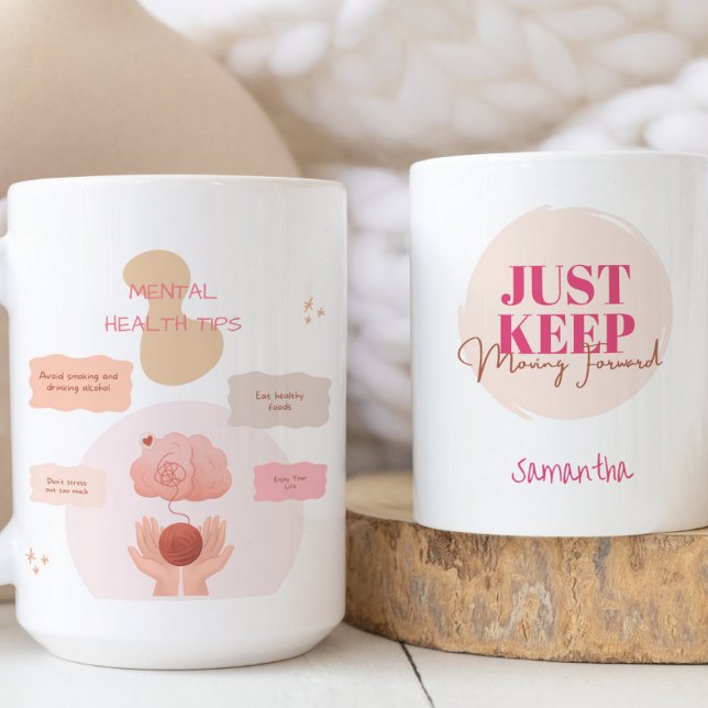 Motivational Self Care Quote Mental Health Tips  Coffee Mug (Creator Uploaded)