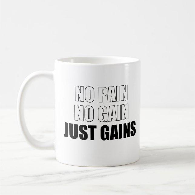 Motivational Slogan Coffee Mug (Left)