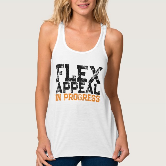 Motivational Slogan Tank Top (Front)