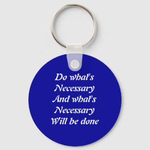 Motivational slogans keychain