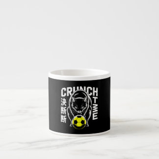 Motivational Soccer Cat - Gift for Coffee Lover Espresso Cup