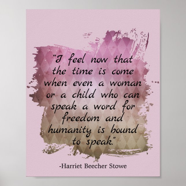 Motivational Speaking Up Quote Poster (Front)