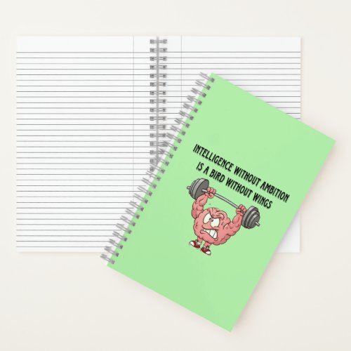 motivational spiral notebook