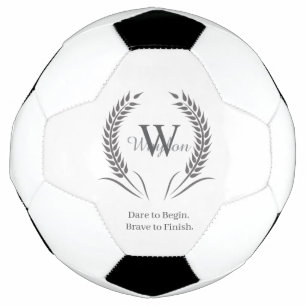 Motivational Sports Soccer Ball
