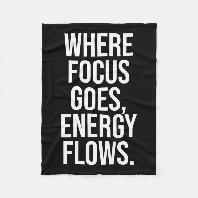 Motivational Stoic Philosophy Quote For Focus Prem Fleece Blanket (Front)