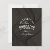 Motivational - Strive for progress (Front)