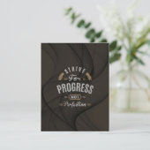 Motivational - Strive for progress (Standing Front)