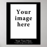 Motivational Style Vertical Border Template Poster at Zazzle