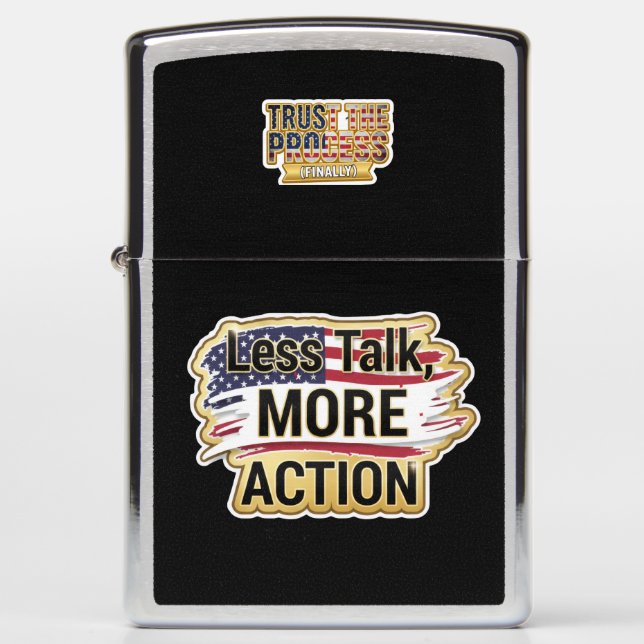 Motivational Success Decal Zippo Lighter (Front)