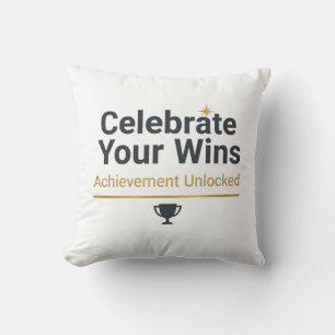 Motivational Success Gift  Throw Pillow