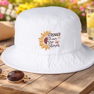 Motivational Sunflower Bucket Hat