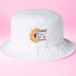 Motivational Sunflower Bucket Hat