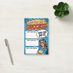 Motivational Superhero Planner Post-it Notes
