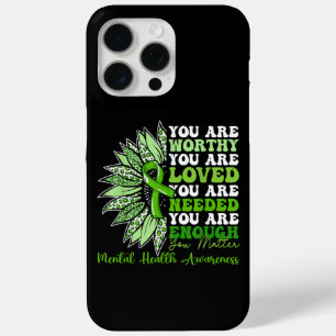 Motivational Support Warrior Mental Health Awarene iPhone 15 Pro Max Case