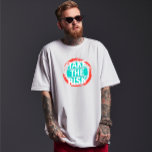 Motivational &quot;Take The Risk&quot; Bold Typography Grung T-Shirt