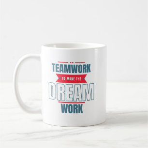 Motivational Teamwork Gift Office Supplies Coffee Mug