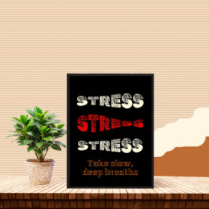 Motivational text design poster