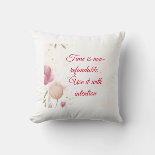 Motivational Throw Pillows Quotes to Brighten You Throw Pillow