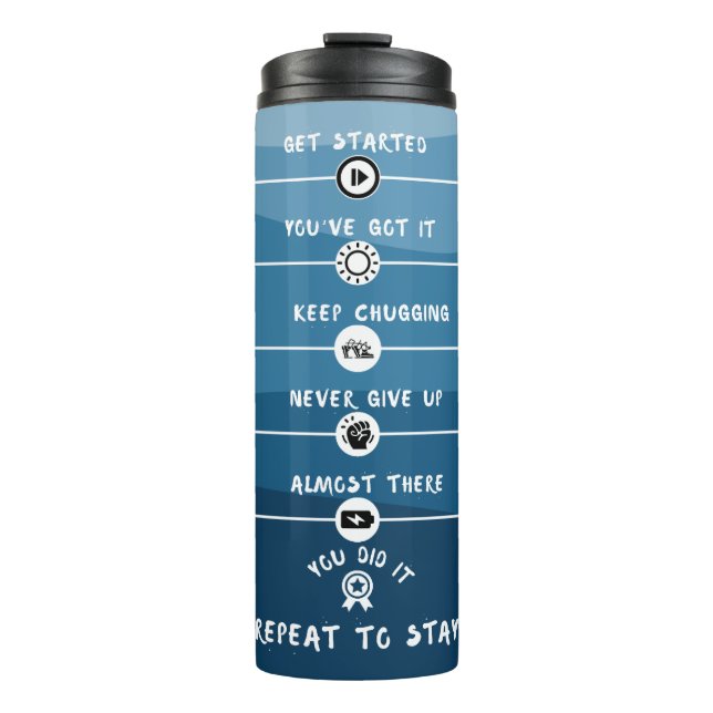 Motivational Time Marker Water Bottle | Hydration  (Front)