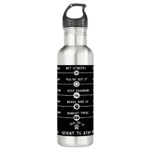 Motivational Time Marker Water Bottle   Hydration 