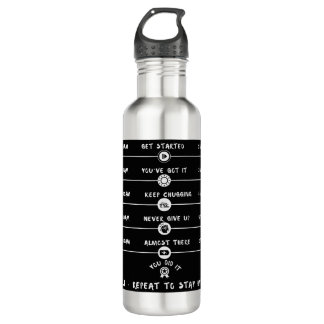 Motivational Time Marker Water Bottle | Hydration