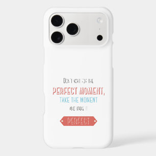 Motivational typographic retro style iPhone 17 pro max case