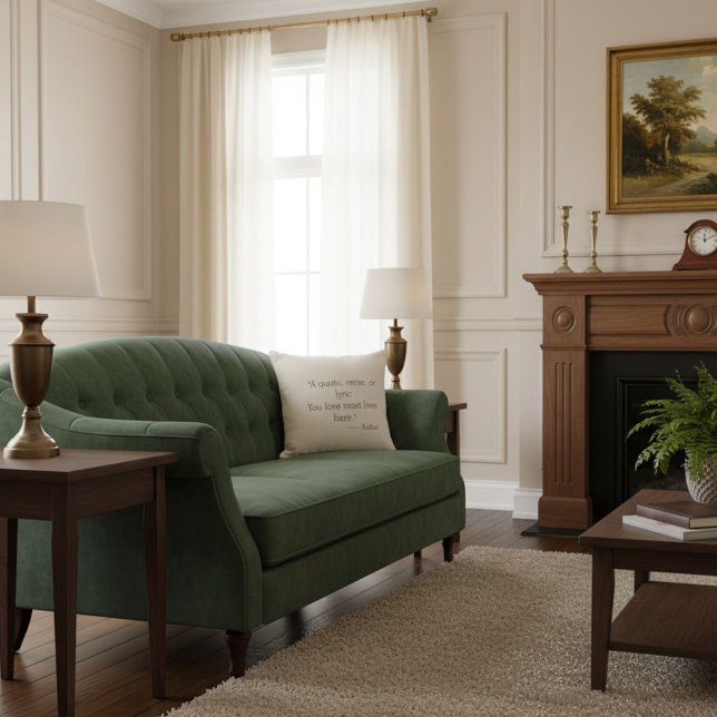 Motivational typography  elegant quote  throw pillow (Creator Uploaded)