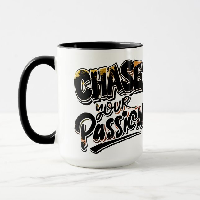 Motivational Typography Mug (Left)