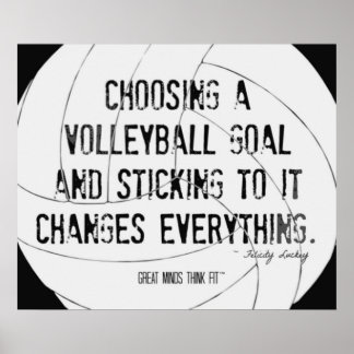 Volleyball Quotes Posters | Zazzle