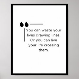 motivational wall art, inspirational quote poster