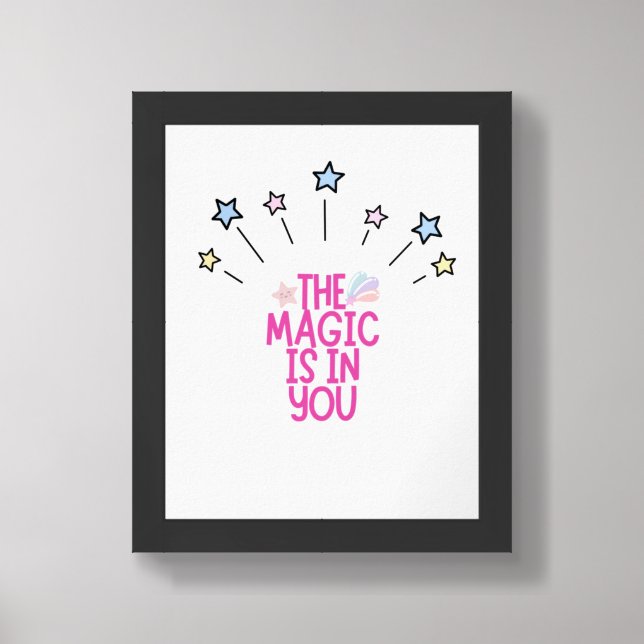Motivational Wall Art - Inspire Your Space (Framed Front)