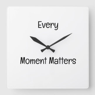Motivational Wall Clock Decor