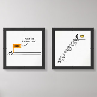 Motivational Wall Frame Set f 2