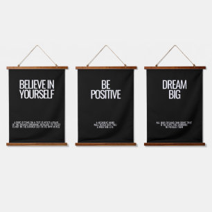 Motivational Wall Tapestry Set
