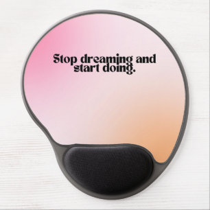Motivational Warm Gradient with Ergonomic Support Gel Mouse Pad