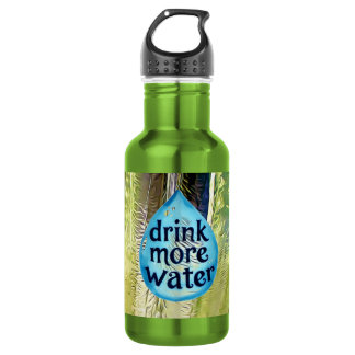 Motivational water design stainless steel water bottle