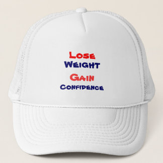Motivational weight loss mesh hats