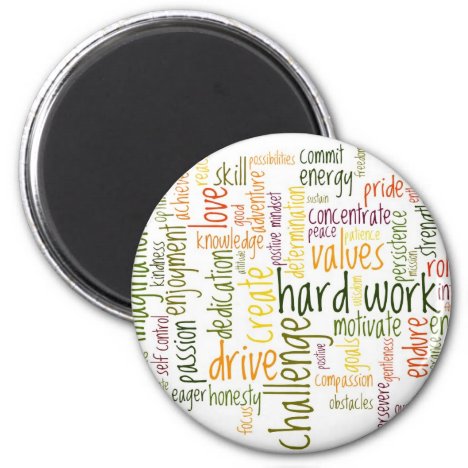 Motivational Words #2 fridge magnet