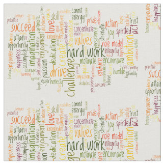 Motivational Words #2 positive encouragement Fabric