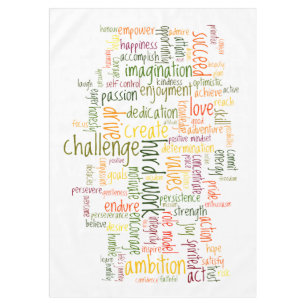 Motivational Words #2 Tablecloth
