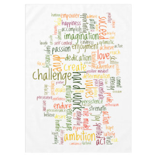 Motivational Words #2 Tablecloth