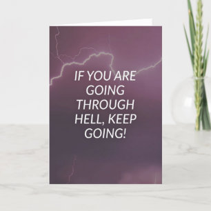 Motivational Words Card