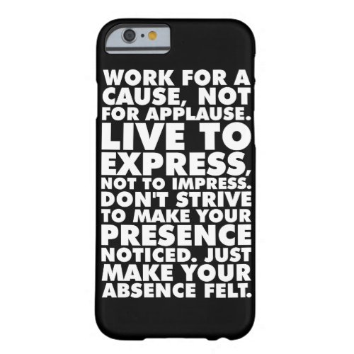 Motivational Words Barely There iPhone 6 Case