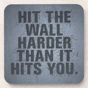 Motivational Words Drink Coaster