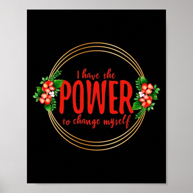 Motivational words for life struggle poster (Front)