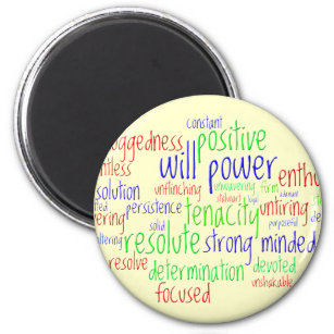 Motivational Words for New Year, Positive Attitude Magnet